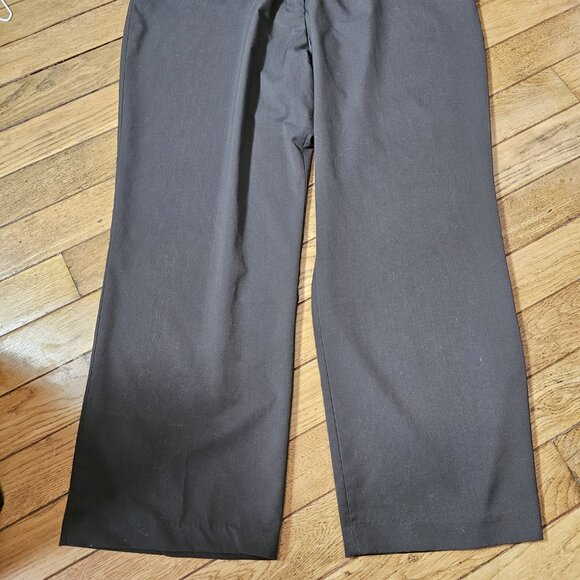 Ashley Stewart Brown Slacks Women's Size 24 Average Plus - Picture 2 of 5
